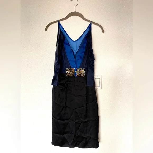 sachin and babi light blue dress Cynthia Rowley Blue White Cotton Sun Dress W Pockets Floral Women's Size 10